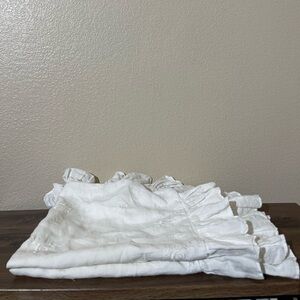 Bella Notte Elegant White Ruffled Pillowcase